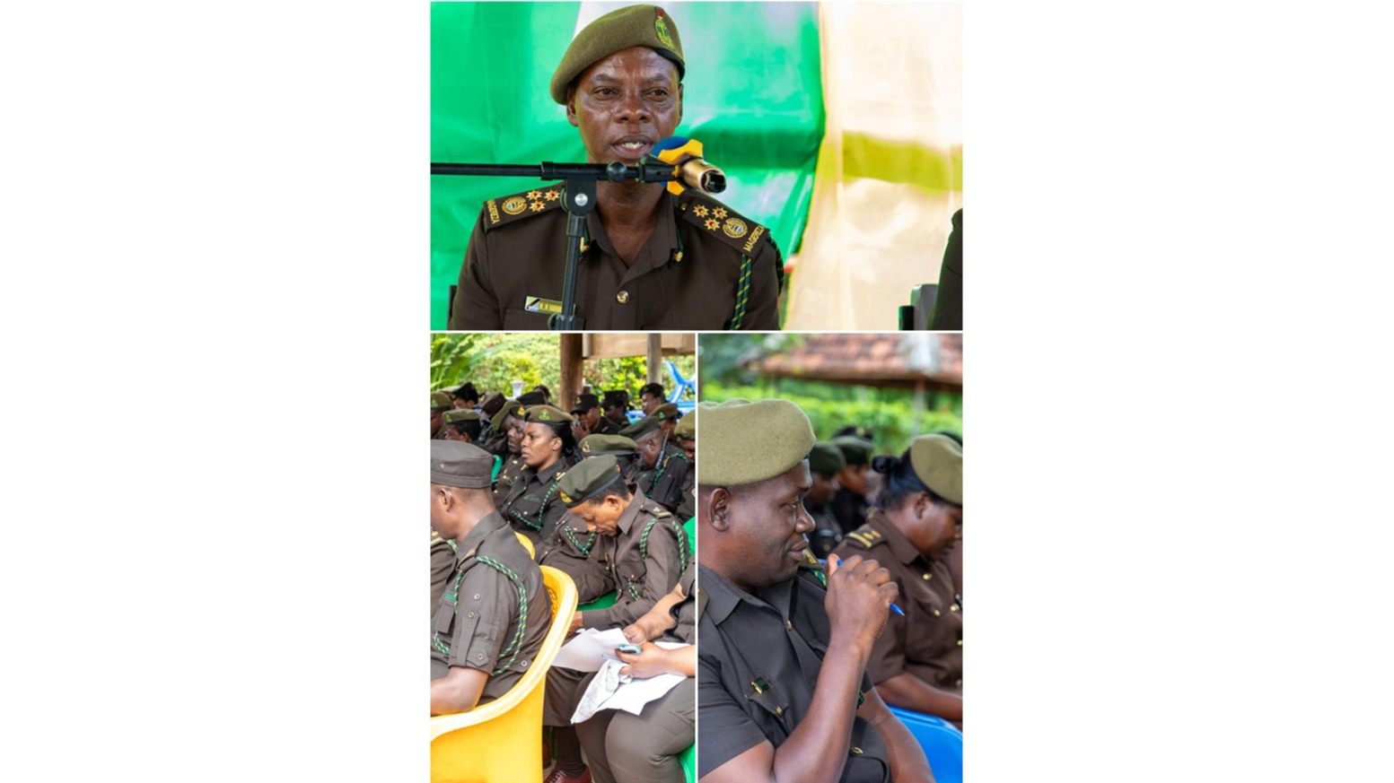 Mkuu wa Chuo cha Taaluma ya Urekebishaji Tanzania (TCTA) Ukonga, Kamishna Msaidizi Mwandamizi wa Magereza (SACP) Willngton Kahumuza, leo Juni 2, 2026, ameongoza Baraza la Maafisa na Askari